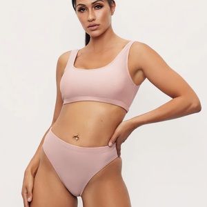 NWT Light Pink Two Piece Bikini Swim Swimsuit